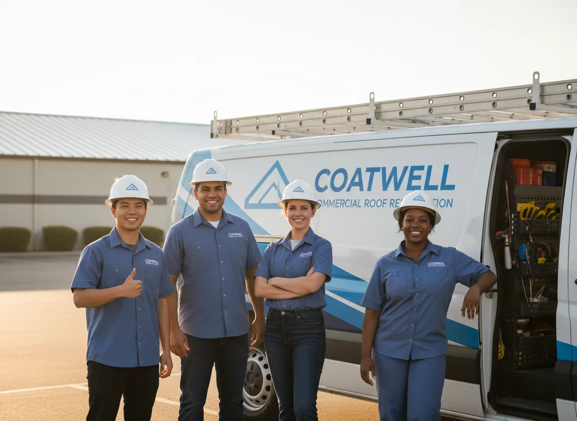 Commercial roof coating company in Winn, MI